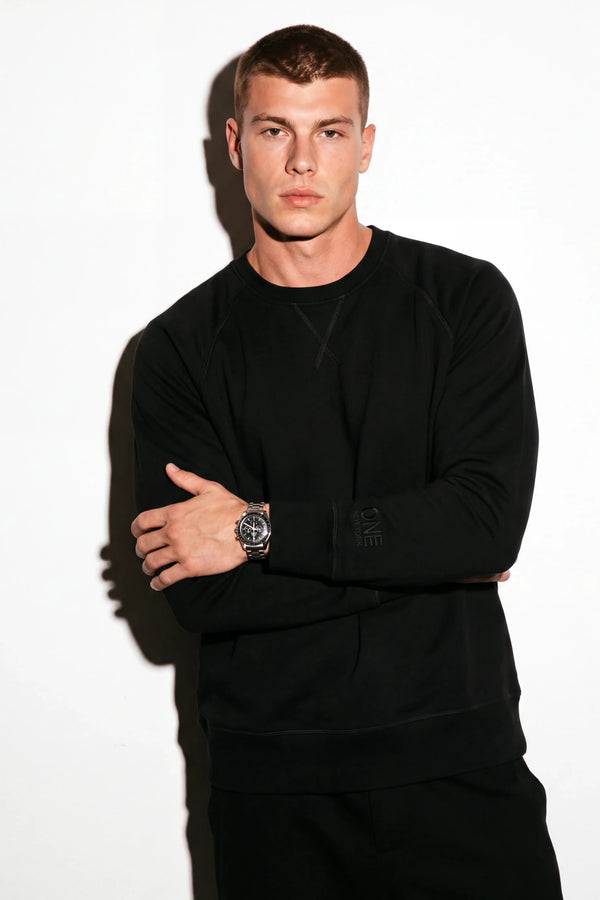Broome Sweatshirt Black - ONE New York