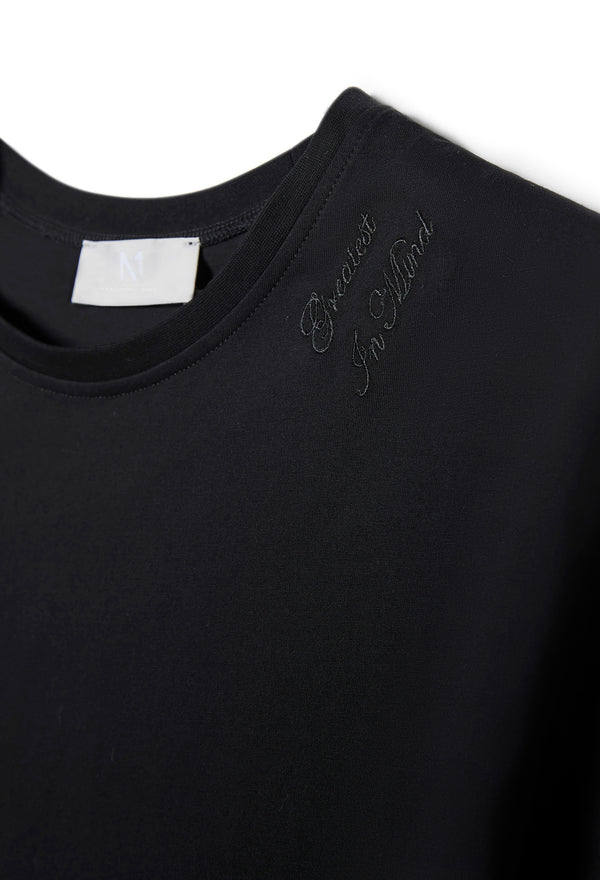 Greatest in Mind Tee Black - ONE New York