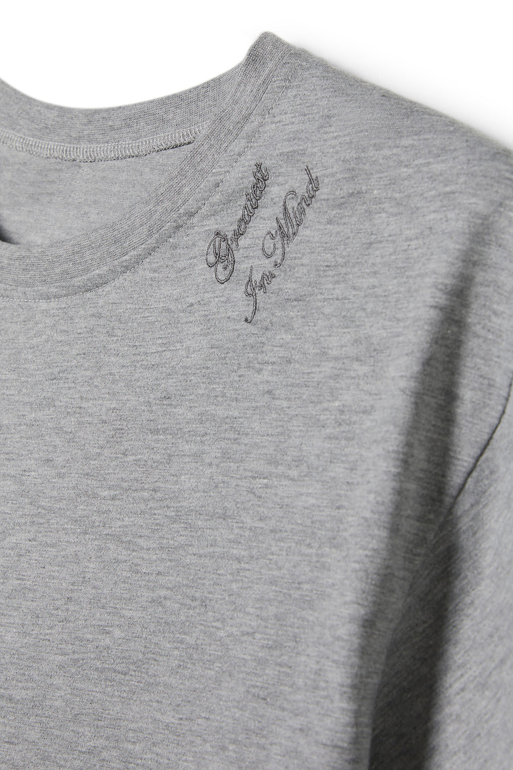Greatest in Mind Tee Melange Grey - ONE New York