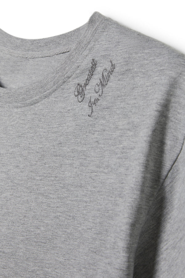 Greatest in Mind Tee Melange Grey - ONE New York