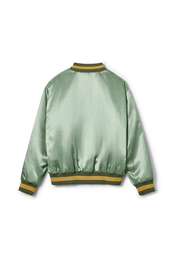 Madison Varsity Jacket Army Green - ONE New York