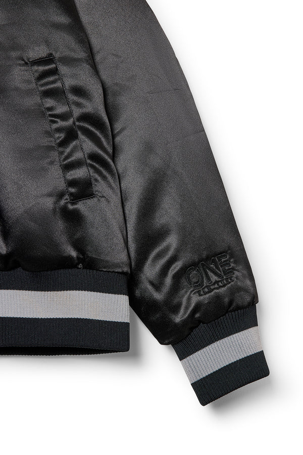 Mott Varsity Jacket Black - ONE New York