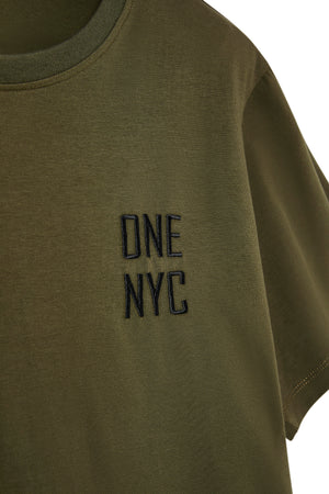 ONE NYC Tee Army Green - ONE New York