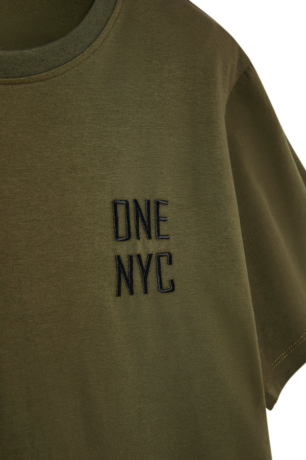 ONE NYC Tee Army Green - ONE New York