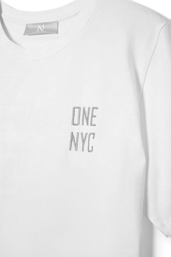 ONE NYC Tee White/Grey - ONE New York