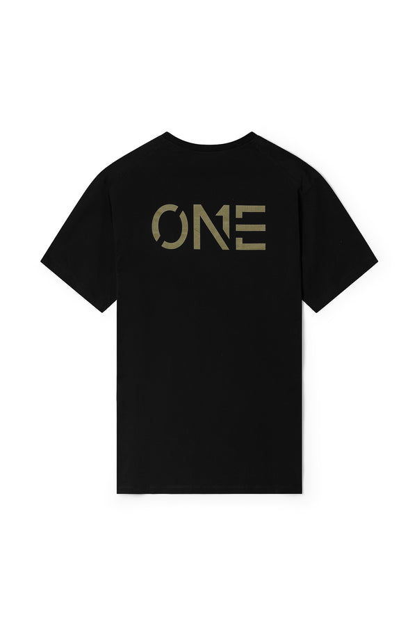 ONE Tee Black/Army Green - ONE New York