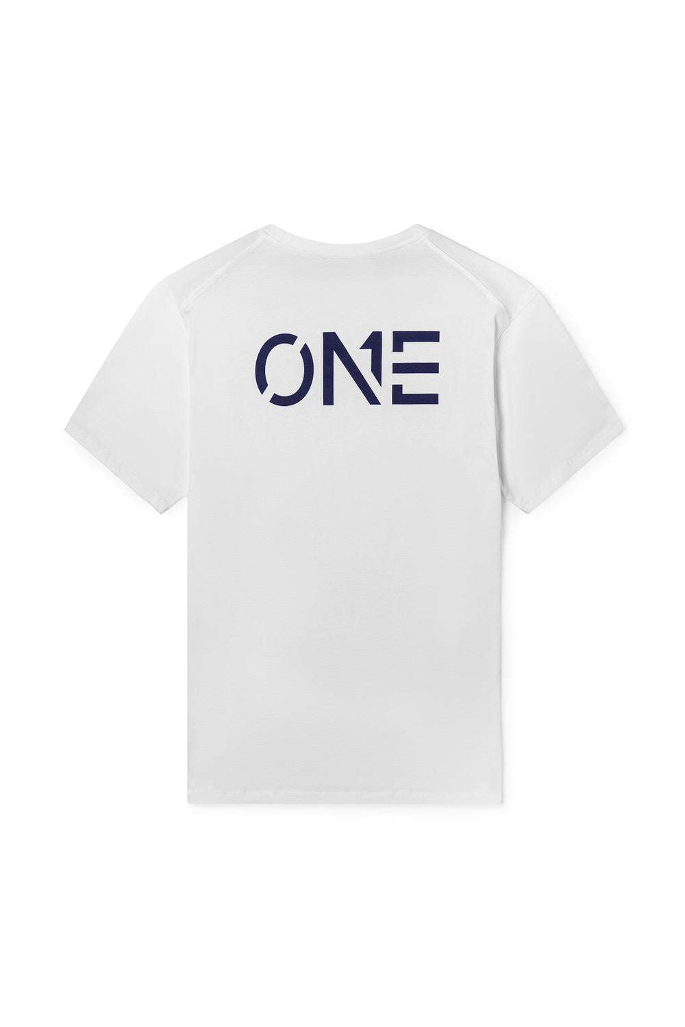 ONE Tee White Navy - ONE New York