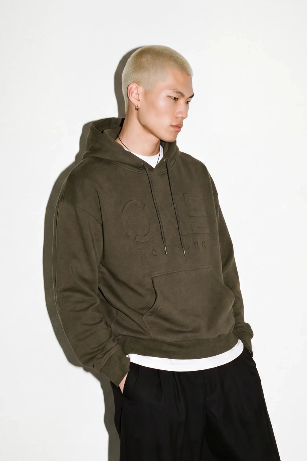 Oscar Hoodie Army Green - ONE New York