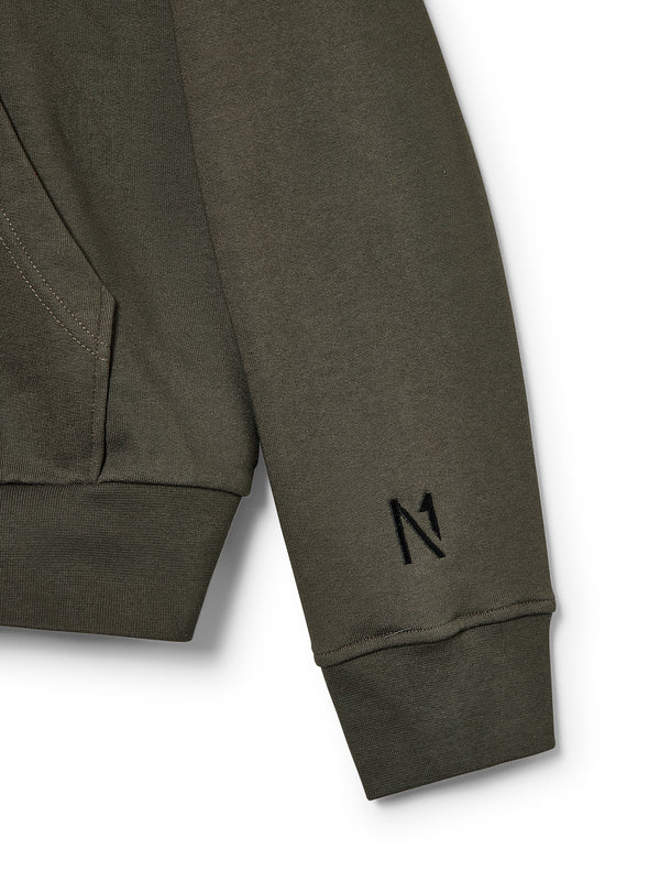 Pilar Hoodie Army Green - ONE New York