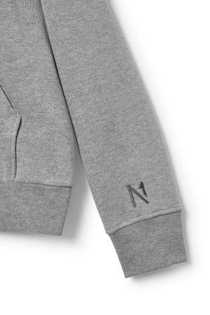 Pilar Hoodie Melange Grey - ONE New York