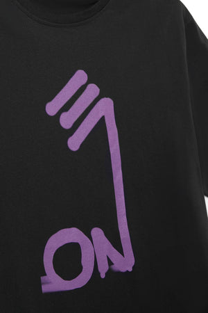 Sergio Inspiration Tee Black/Purple - ONE New York