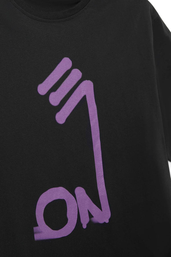 Sergio Inspiration Tee Black/Purple - ONE New York