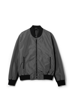 Sergio Zip Bomber Jacket Grey - ONE New York