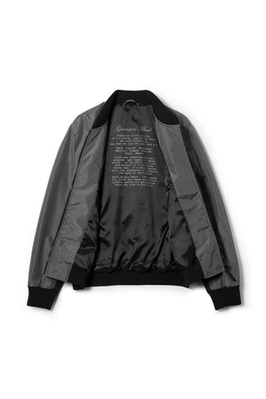 Sergio Zip Bomber Jacket Grey - ONE New York