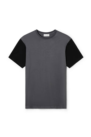 Two Tone Tee Black - ONE New York