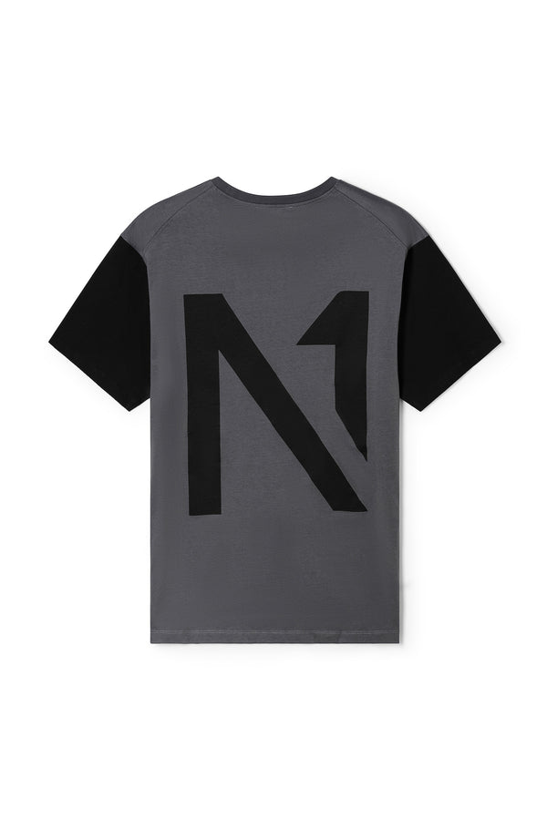 Two Tone Tee Black - ONE New York