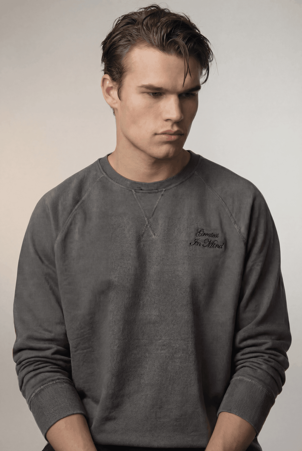 Bowery Sweatshirt Anthracite Grey - ONE New York