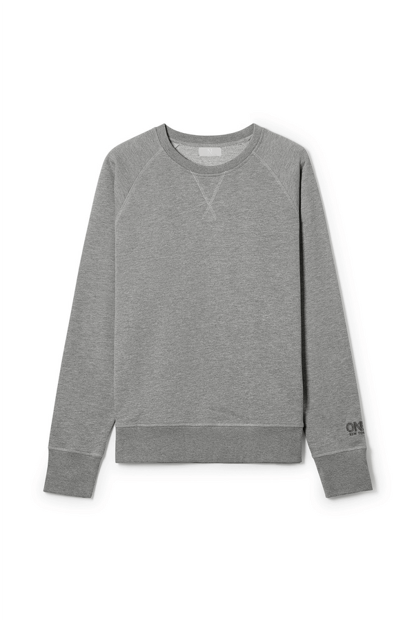 Broome Sweatshirt Melange Grey - ONE New York