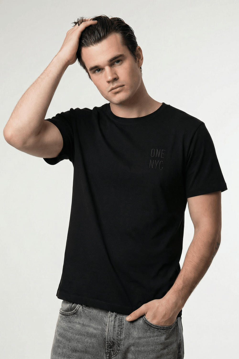 ONE NYC Tee Black - ONE New York