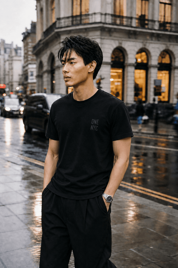 ONE NYC Tee Black - ONE New York