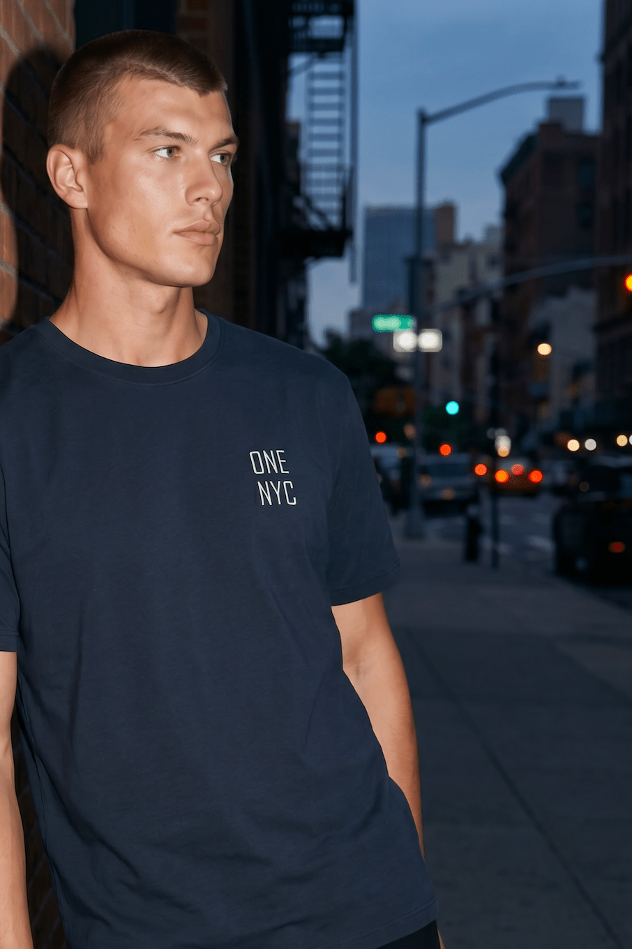 ONE NYC Tee Navy / Grey - ONE New York