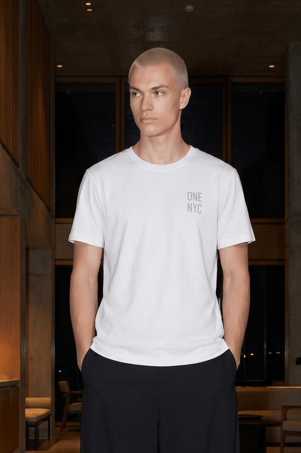 ONE NYC Tee White/Grey - ONE New York