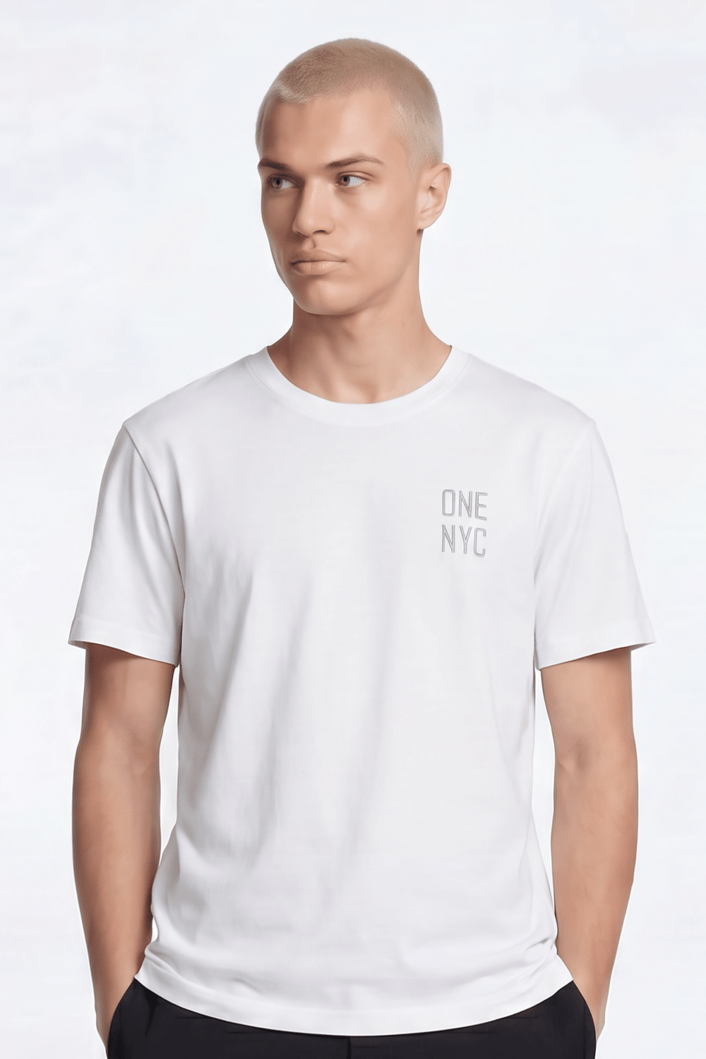ONE NYC Tee White/Grey - ONE New York