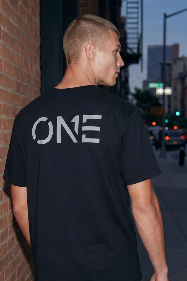 ONE Tee Black Light Grey - ONE New York