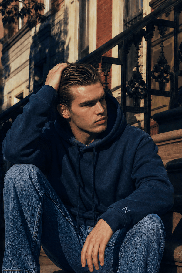 Pilar Hoodie Navy - ONE New York