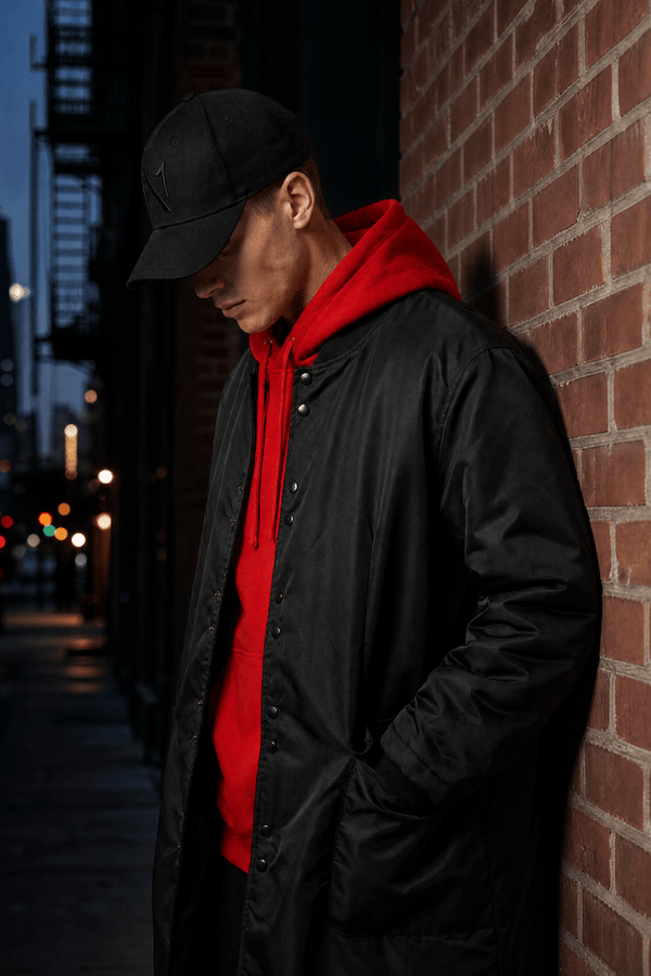 Pilar Hoodie Red - ONE New York