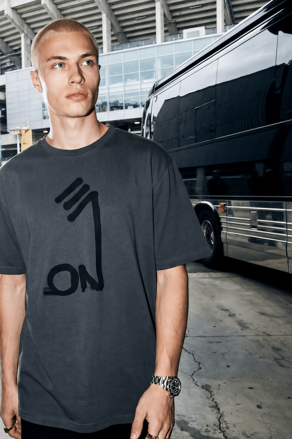 Sergio Inspiration Tee Anthracite Grey - ONE New York