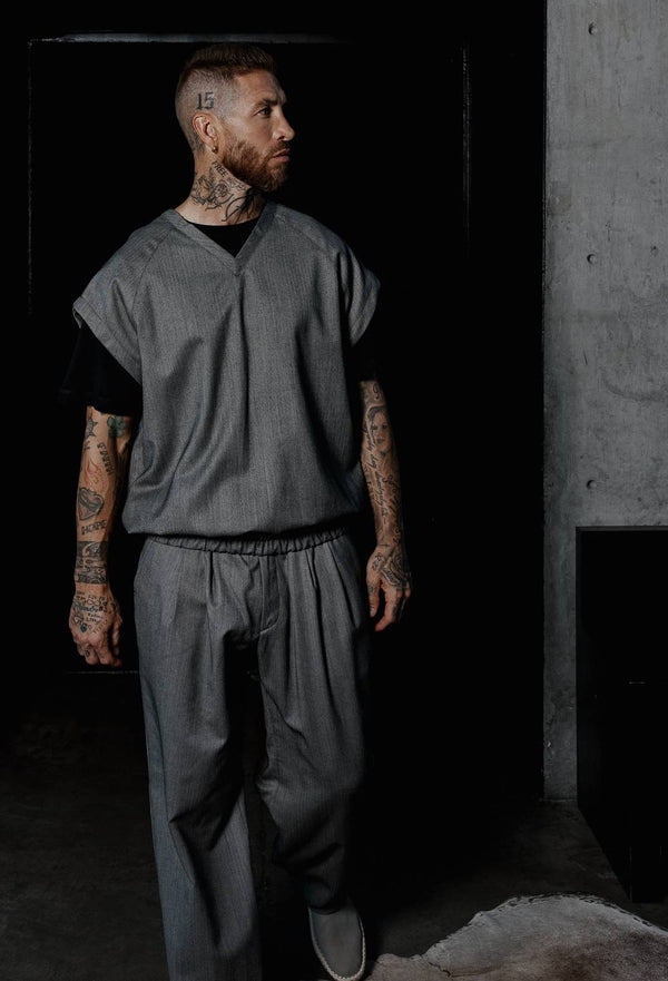 Ramos Balloon Pants Light Grey - ONE New York