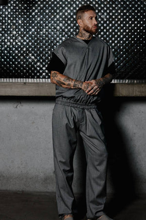 Ramos Balloon Pants Light Grey - ONE New York
