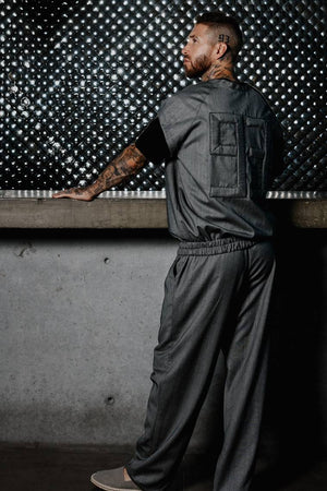 Ramos Balloon Pants Light Grey - ONE New York