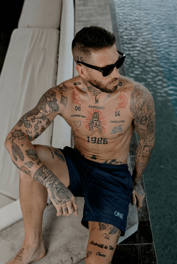 Spitz 1972 Swim Trunks Navy - ONE New York