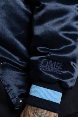 Madison Varsity Jacket Navy - ONE New York