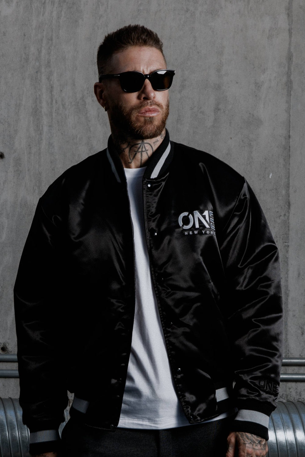 Mott Varsity Jacket Black - ONE New York