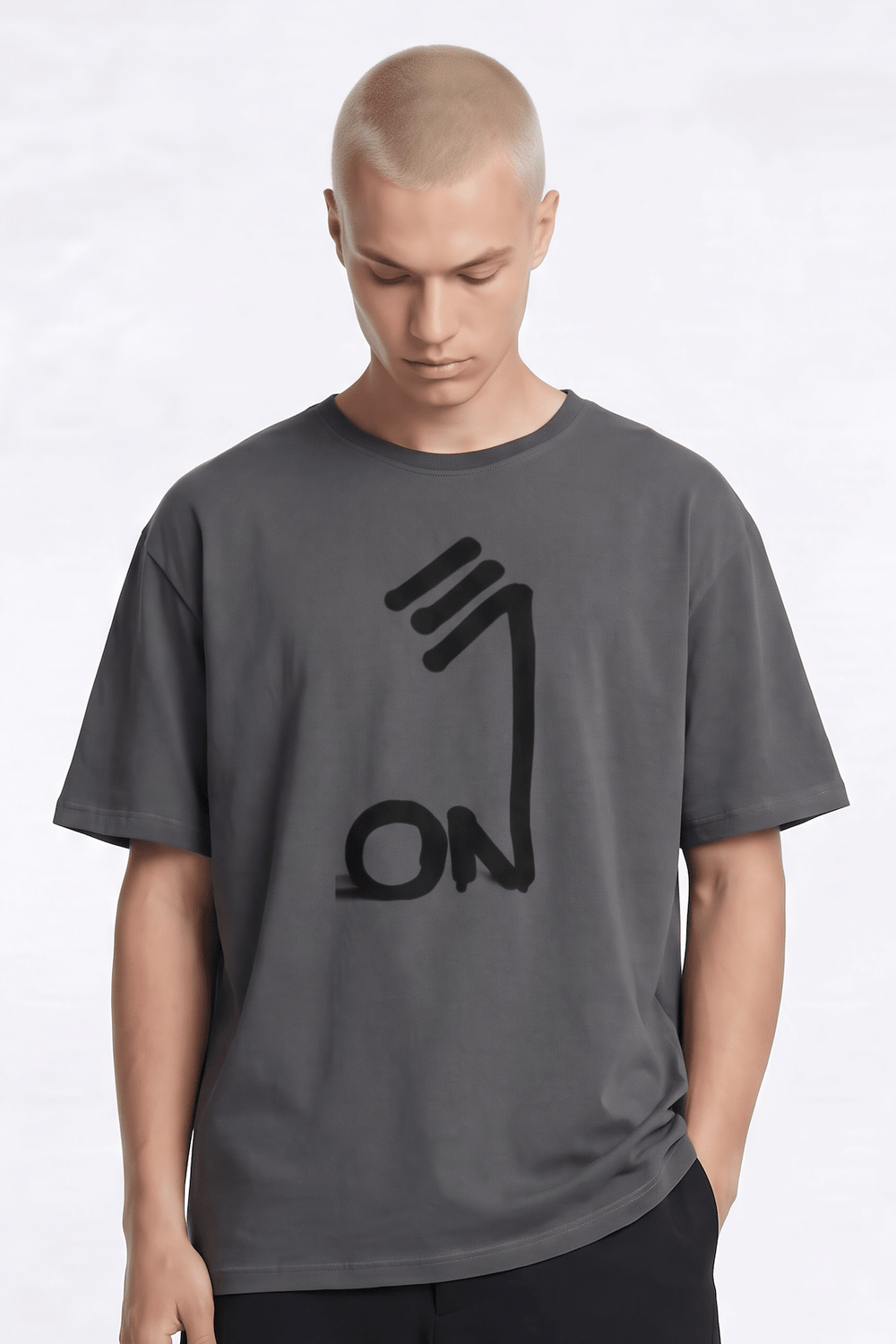 Sergio Inspiration Tee Anthracite Grey - ONE New York