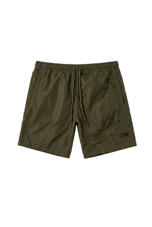 Spitz 1972 Swim Trunks Army Green / Black - ONE New York