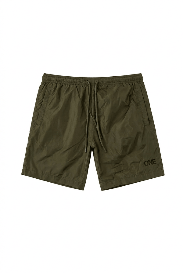 Spitz 1972 Swim Trunks Army Green / Black - ONE New York