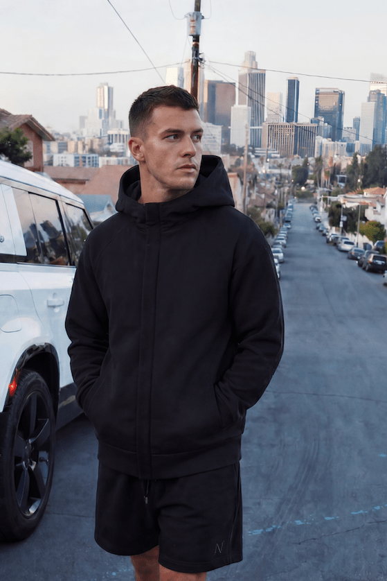 Stefan Hoodie Black - ONE New York