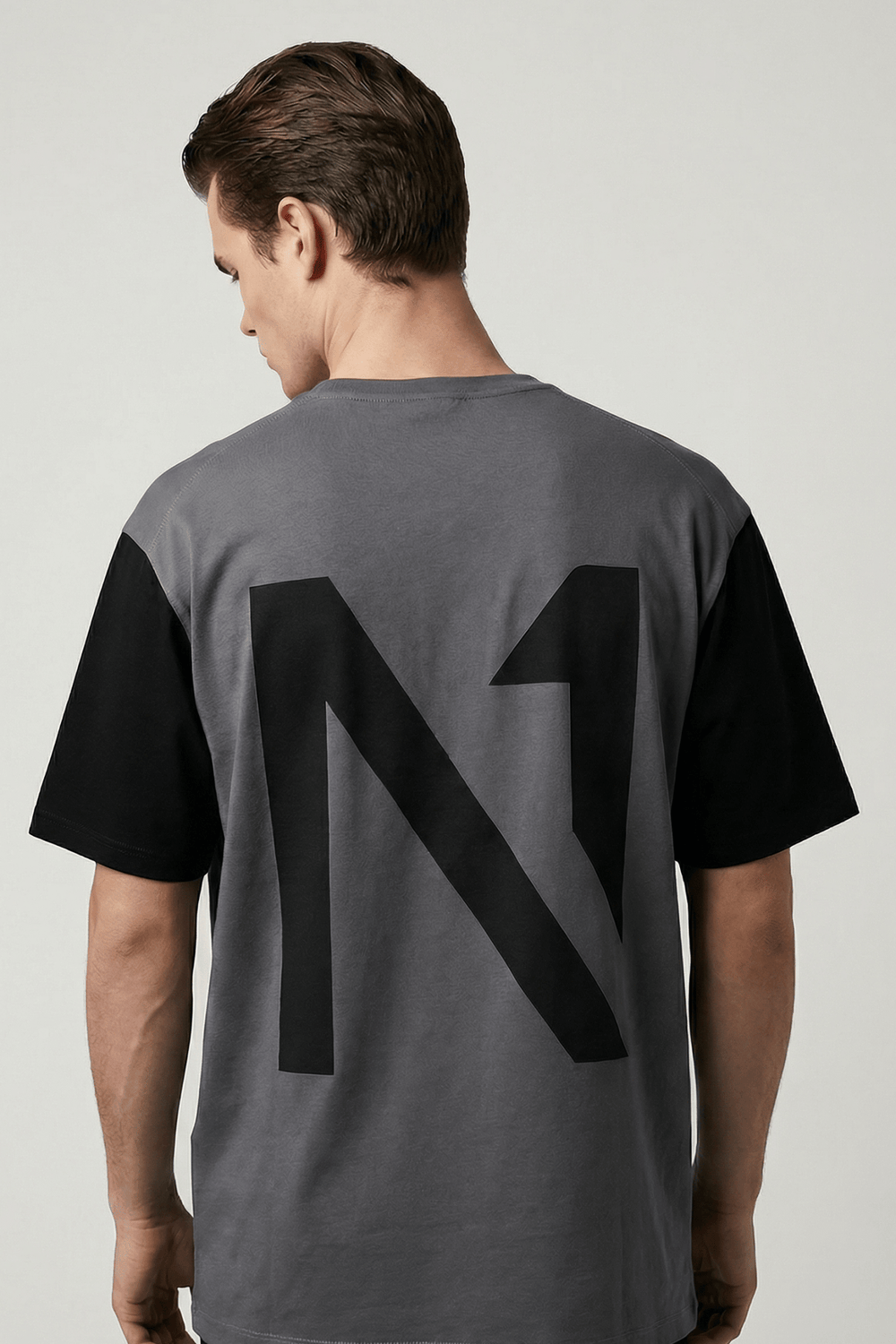 Two Tone Tee Black - ONE New York